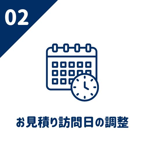 02 お見積り訪問日の調整